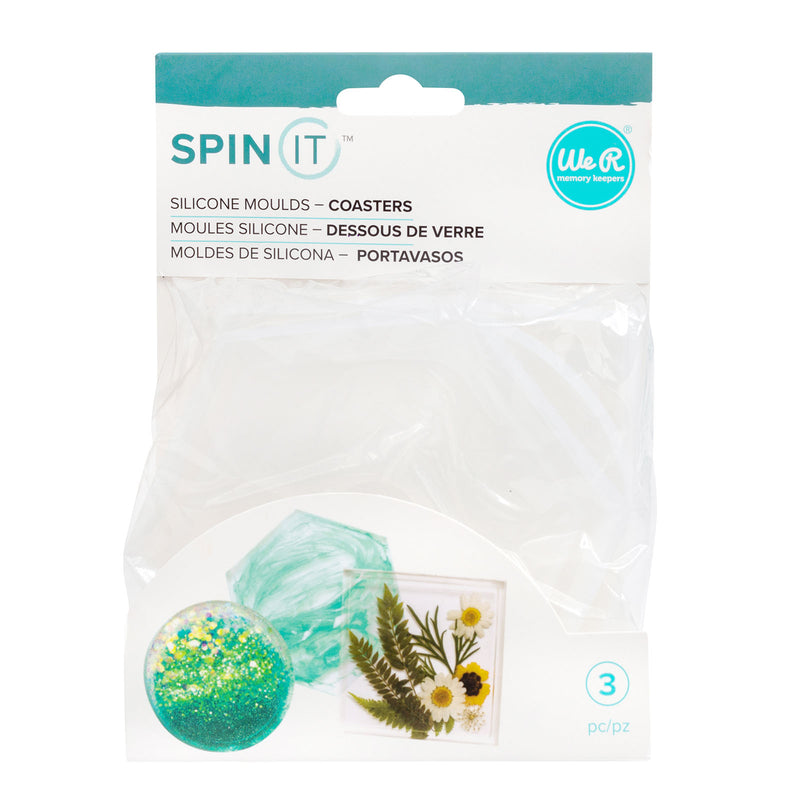 Afbeelding laden in galerijviewer, We r makers • spin it coaster moulds
