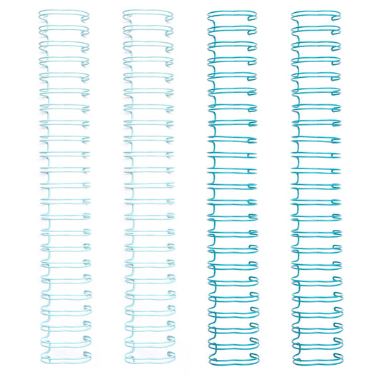 We r makers • binding wires 1,6cm mint 4pcs