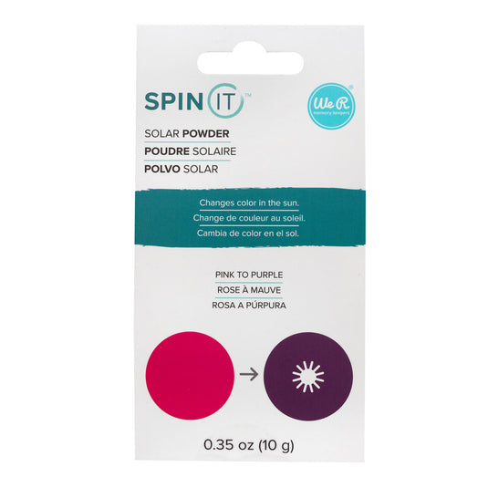 We r makers • spin it solar powder pink to purple