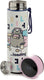 Puckator pusheen kat gaming thermosfles digitale thermometer 450ml