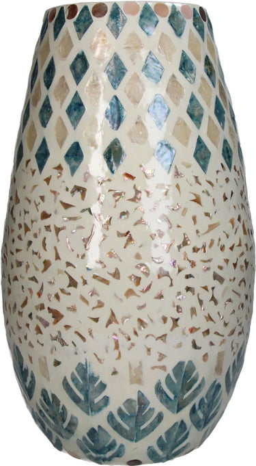 Hd collection vaas capiz multi 20x20x35cm