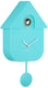 Karlsson wandklok modern cuckoo - turquoise - 8.5x21.5x41cm - wandklok scandinavisch