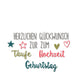 Sizzix • thinlits snijmal duitse tekst herzlich glückwunsch set x8