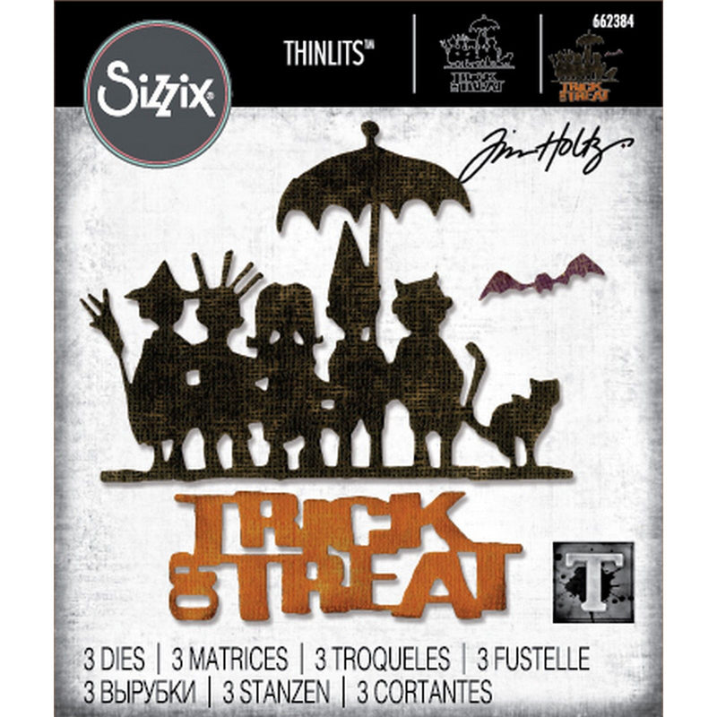 Afbeelding laden in galerijviewer, Sizzix • die set 3pcs trick-or-treat by tim holtz
