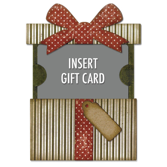 Sizzix • thinlits die set 6pcs gift card package by tim holtz