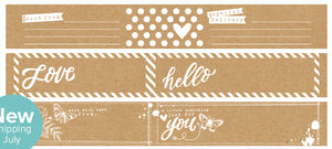 We r makers • envelope wrap washi roll kraft