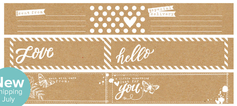 Afbeelding laden in galerijviewer, We r makers • envelope wrap washi roll kraft
