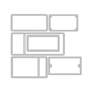 Sizzix • tim holtz thinlits die set alterations ticket booth 6pcs