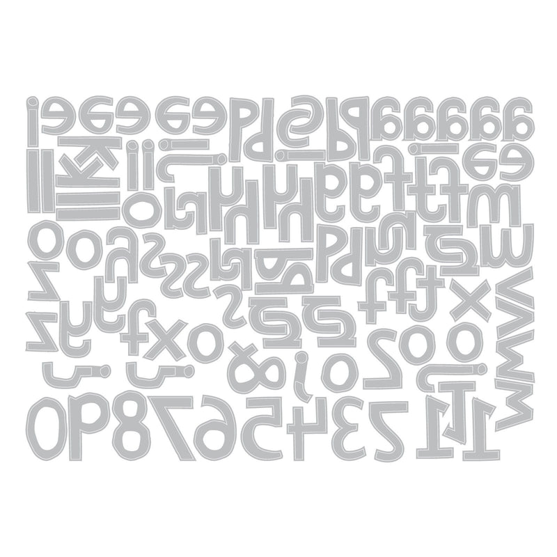 Afbeelding laden in galerijviewer, Sizzix • die set 102pcs alphanumeric cutout lower by tim holtz
