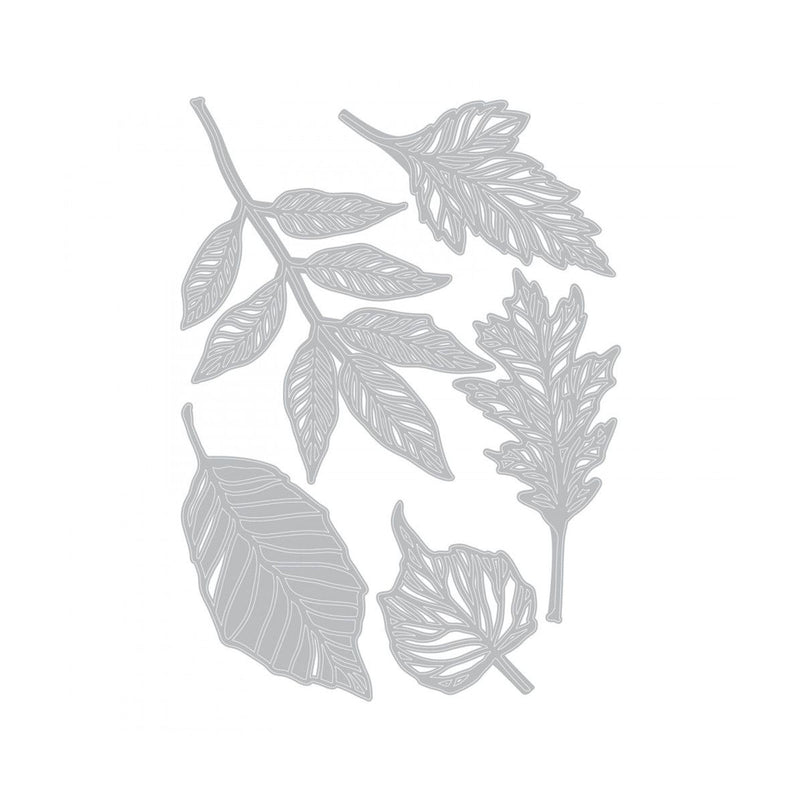 Afbeelding laden in galerijviewer, Sizzix • tim holtz thinlits die set skeleton leaves 5pcs
