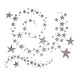 Sizzix • tim holtz thinlits die set swirling stars 9pcs