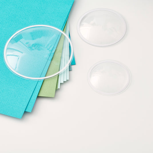 Sizzix • shaker domes circle 5,1cm 6stuks