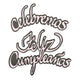 Sizzix • thinlits snijmal spaanse tekst celebramos en feliz cumpleanos