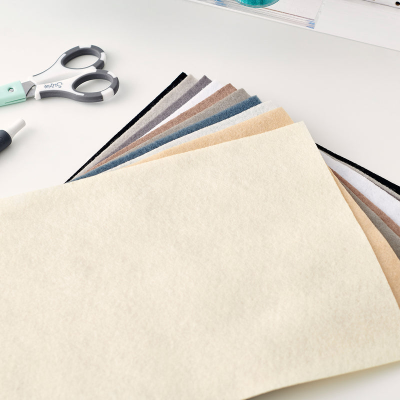 Afbeelding laden in galerijviewer, Sizzix • accessory felt sheets neutrals
