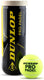 Dunlop - pro padel 3pet - unisex -padelballen - geel
