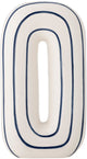 Bloomingville mae - vaas - blauw - keramiek