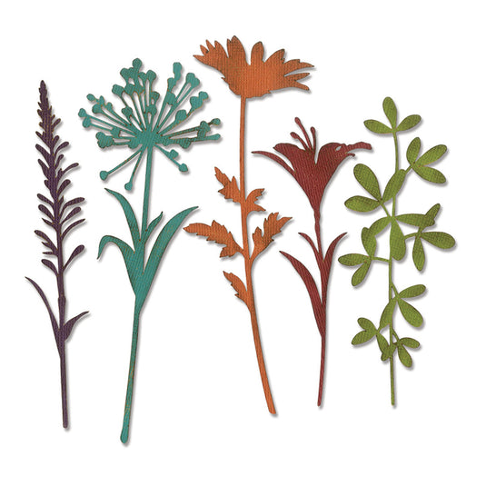 Sizzix • tim holtz thinlits die set wildflower stems