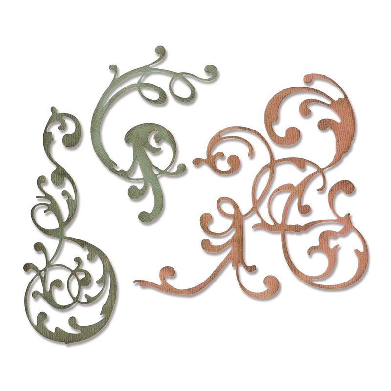 Afbeelding laden in galerijviewer, Sizzix • tim holtz thinlits die set adorned 3pcs
