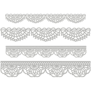 Sizzix • tim holtz thinlits die set crochet 4pcs