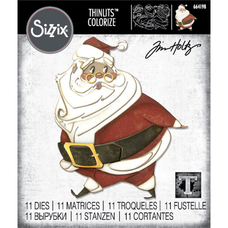 Afbeelding laden in galerijviewer, Sizzix • thinlits snijmal vrolijke kerstman
