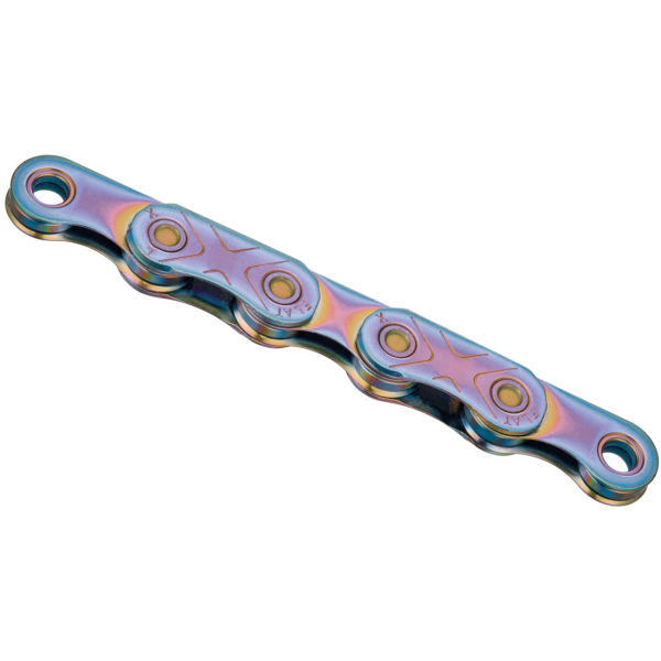 Afbeelding laden in galerijviewer, Kmc x-flat chain, aur blu 12 13 fach 126gl waxed

