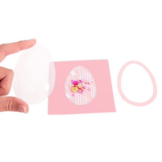 Sizzix • making essential shaker domes egg balloon 5,08x7,62cm 6pieces