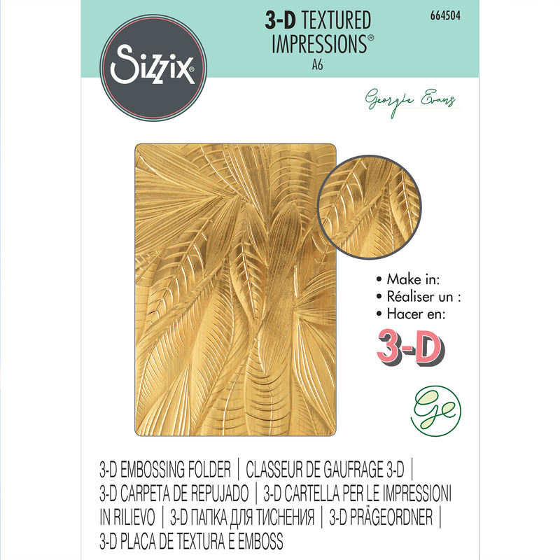 Afbeelding laden in galerijviewer, Sizzix • 3d textured impressions embossing folder fallen leaves
