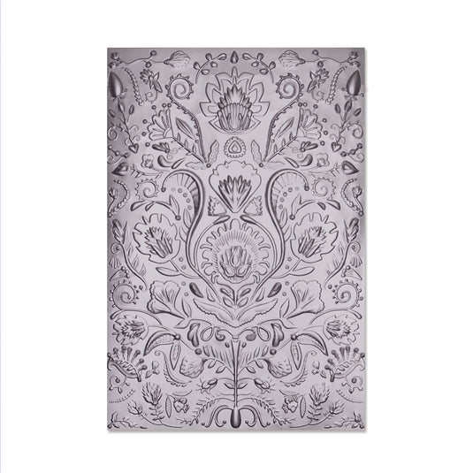 Sizzix • 3d textured impressions embossing folder folk doodle