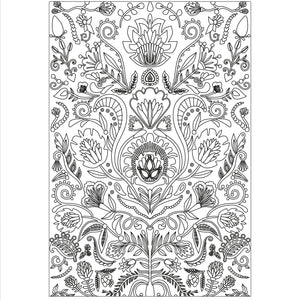 Sizzix • 3d textured impressions embossing folder folk doodle