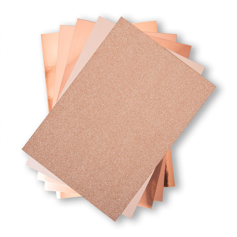 Afbeelding laden in galerijviewer, Sizzix • karton pak 20x29cm rose gold 50pcs
