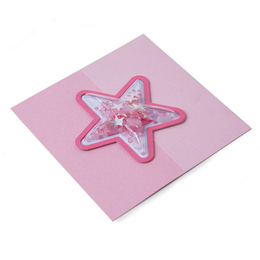 Sizzix • making essential shaker domes star 7,62cm 6pieces