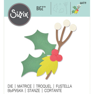 Sizzix • bigz die christmas nature