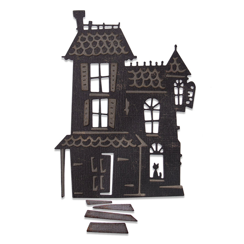 Afbeelding laden in galerijviewer, Sizzix • tim holtz thinlits die set haunted 3pcs
