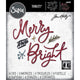 Sizzix • thinlits die set 6pcs merry bright by tim holtz