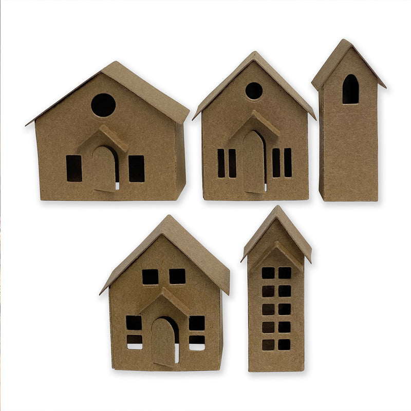 Afbeelding laden in galerijviewer, Sizzix • tim holtz thinlits die set paper village 16pcs
