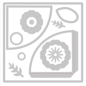 Sizzix • thinlits die folio page pocket flowers