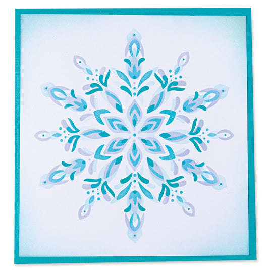 Sizzix • layered stencils snowflake 4stuks
