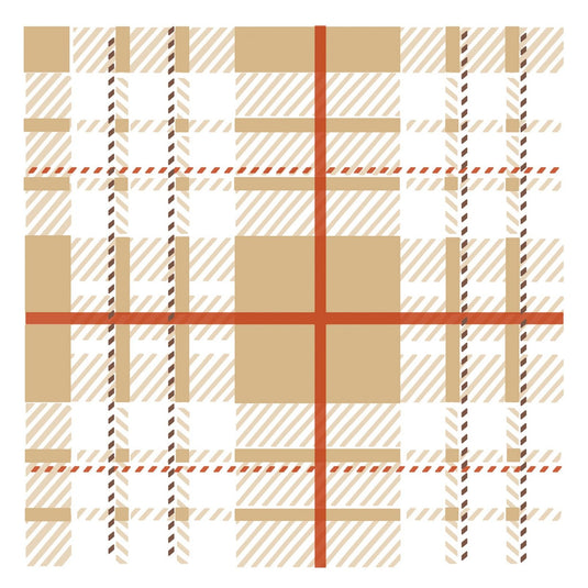 Sizzix • layered stencils tartan 4stuks