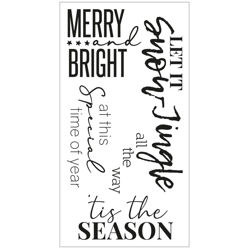 Afbeelding laden in galerijviewer, Sizzix • clear stamps festive sentiments #2
