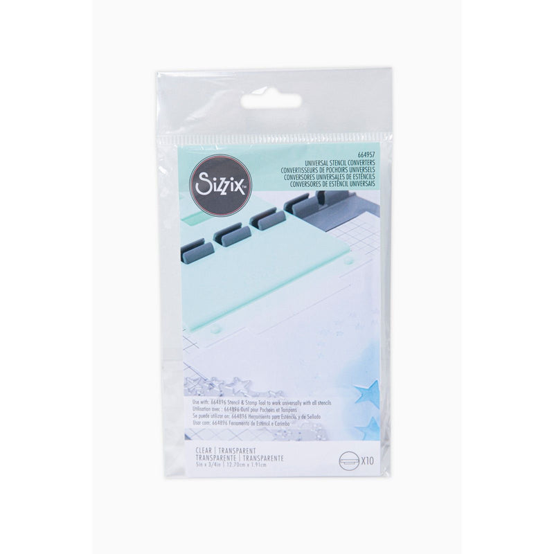 Afbeelding laden in galerijviewer, Sizzix • stencil stamp tool accessory universal stencil converters 10stuks
