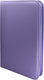 Ultrapro vivid 9-pocket zippered pro-binder: purple (verzamelmap)