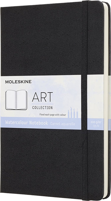 Moleskine art aquarel album - large - hardcover - zwart