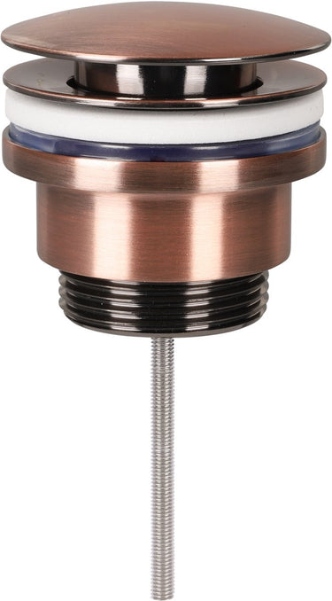 Differnz design afvoerplug rood koper