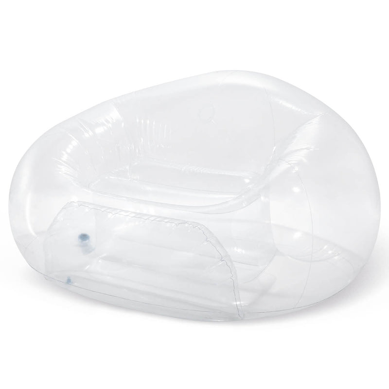 Afbeelding laden in galerijviewer, Intex Beanless Bag opblaasstoel transparant
