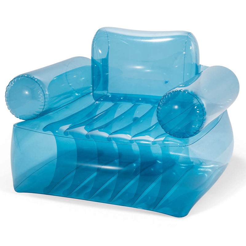 Afbeelding laden in galerijviewer, Intex Opblaasbare fauteuil blauw
