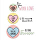 Sizzix • framelits die stamps set love hearts