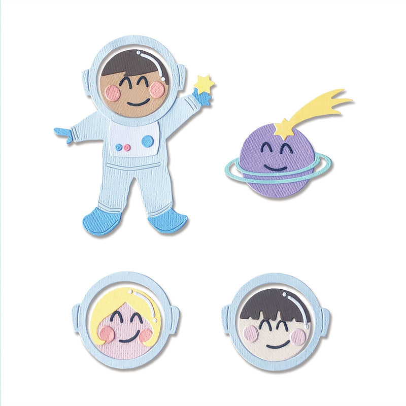 Afbeelding laden in galerijviewer, Sizzix • thinlits die set astronaut
