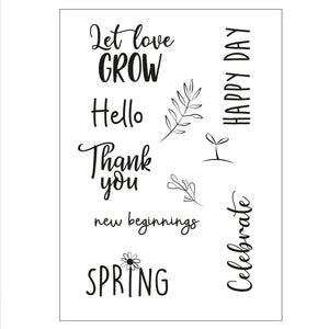 Sizzix • clear stamps new beginnings