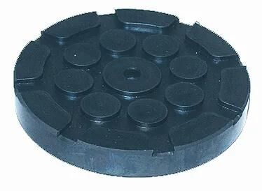 Busching gummiauflage rubber pad round 120mm d f.lifting platforms hofma