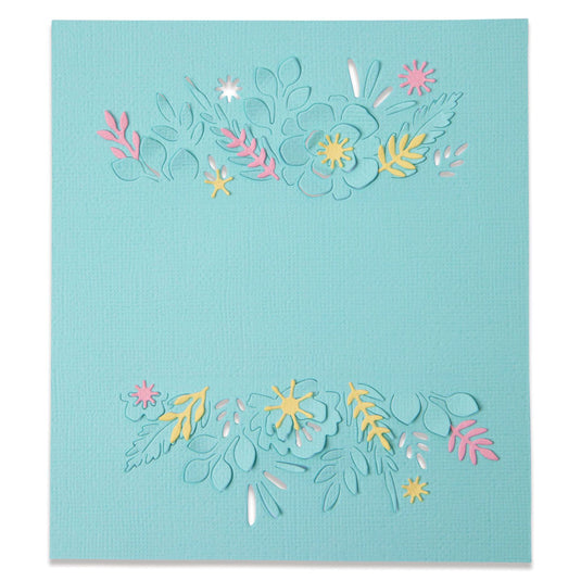 Sizzix • thinlits die set floral borders
